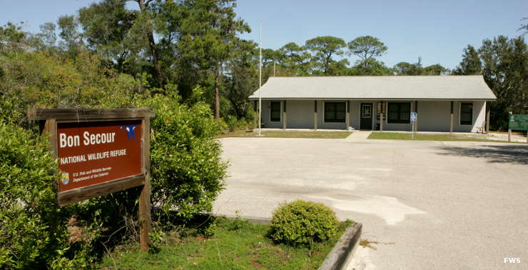 Bon Secour National Wildlife Refuge visitor center The visitor center at Bon Secour National Wildlife Refuge