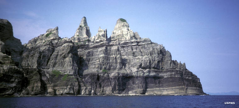 Castle Cape in the Aleutians