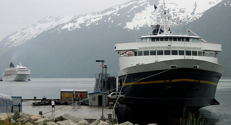 One of the ferries of the Alaska Marine Highway
