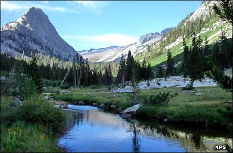 In the high country of the Sierra Nevada Range