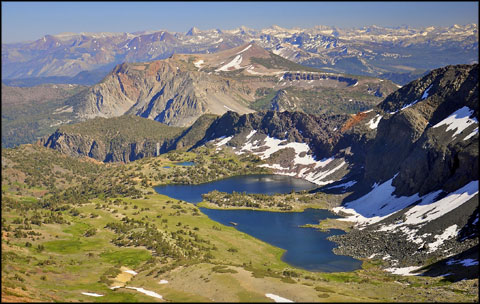 A view in the Alger Lakes area in Ansel Adams Wilderness