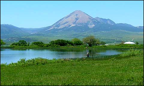 The town lakes, just south of La Veta