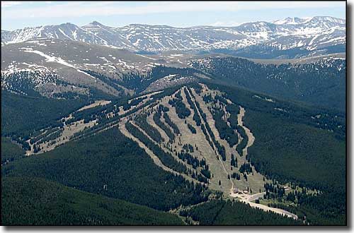 Ski Cooper: An aerial view of the mountain An aerial view of Ski Cooper