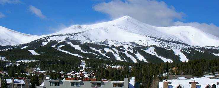 A view of the slopes at Breckenridge Ski Resort Slopes at Breckenridge Ski Resort