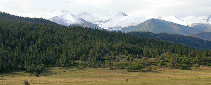 San Juan County State Wildlife Areas: A late fall view in the mountains Late fall in the mountains
