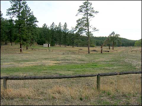 Main camping area at Spanish Peaks State Wildlife Area