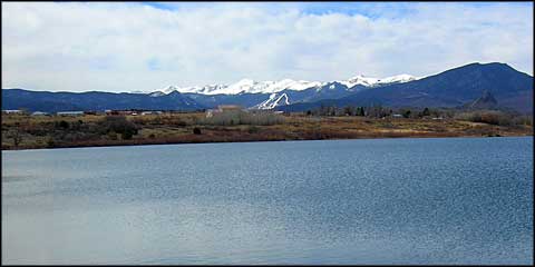 Looking west at Wahatoya Lakes State Wildlife Area