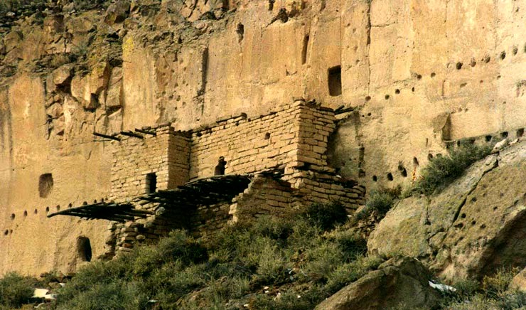 Puye Cliffs, along the Puye Cliffs Scenic Byway in New Mexico