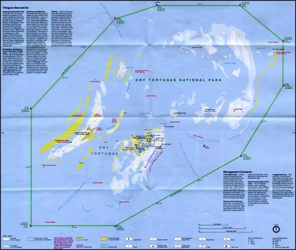 Map of Dry Tortugas National Park