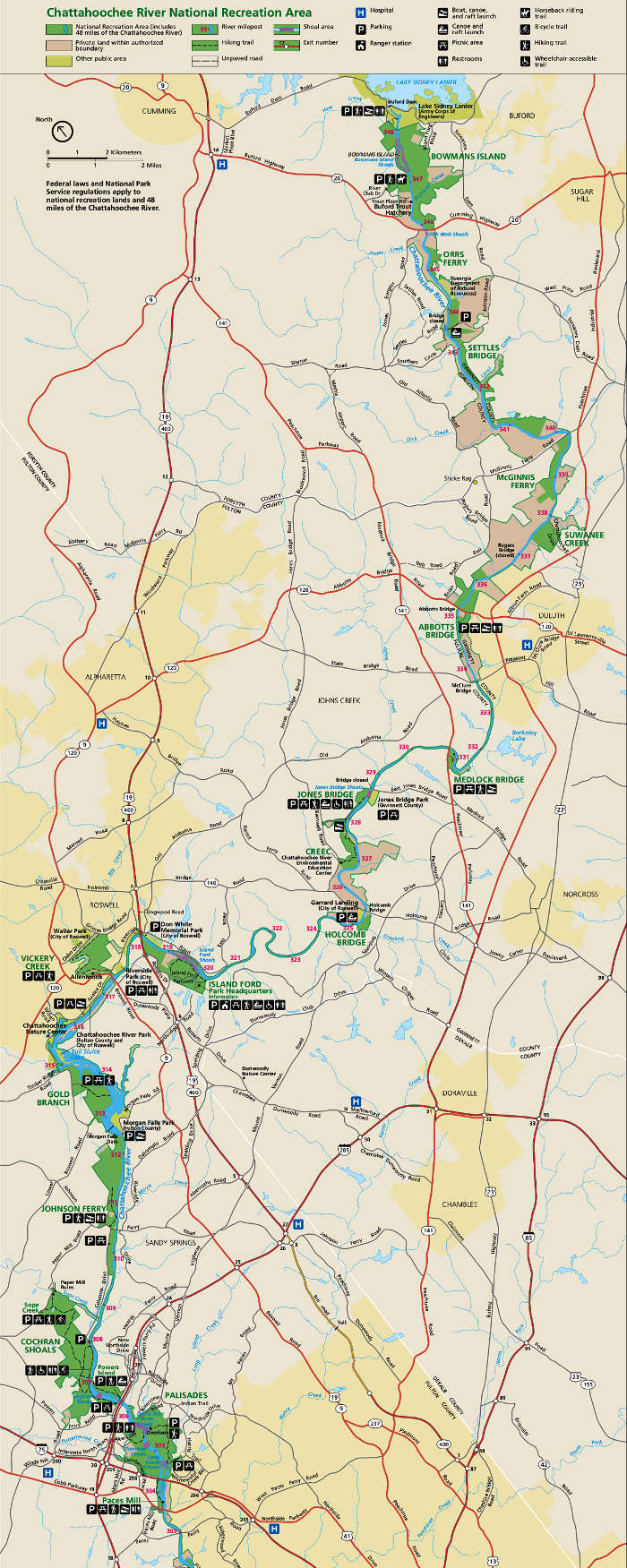Chattahoochee River National Recreation Area National Park Service Sites
