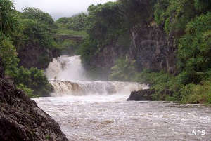 Oheo Gulch in the Kipahulu Valley section of Haleakala National Park