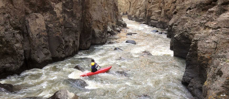 Sheep Creek Canyon just above the confluence with the Bruneau