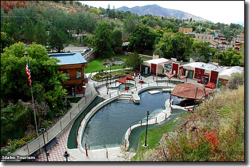 The spa at Lava Hot Springs