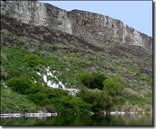 Springs in the valley of the Snake River