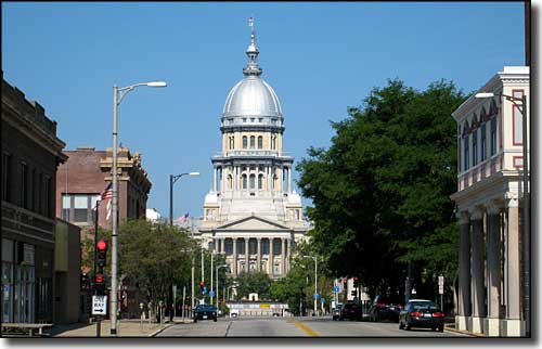 In downtown Springfield