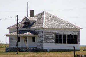 Nicodemus National Historic Site: A view of Nicodemus Township School Nicodemus Township School