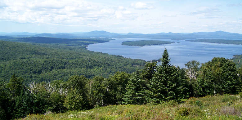 Mooselookmeguntic Lake from Height of the Land overlook