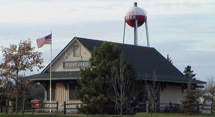 The byway information center in Pequot Lakes