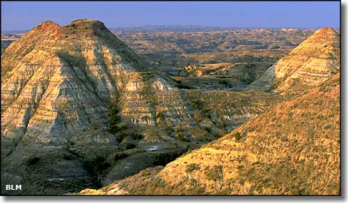 Big Sky Backcountry Byway: A view of the Terry Badlands wilderness Study Area Terry Badlands Wilderness Study Area