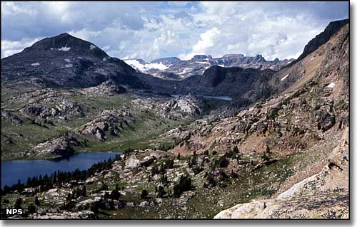 A view in the Beartooth Mountains on Absaroka-Beartooth Wilderness Absaroka-Beartooth Wilderness