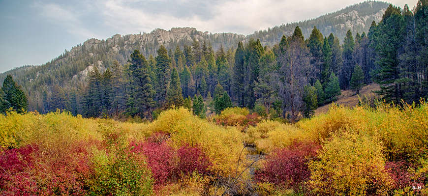 Montana National Wilderness Areas: A view in Humbug Spires WSA Crossing a creek in the Humbug Spires Wilderness Study Area