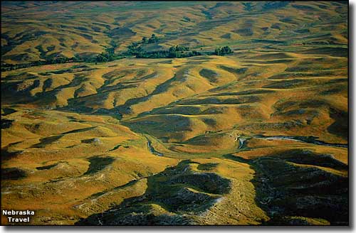 Sandhills Journey Scenic Byway: An aerial view of the Sandhills District Aerial view of the Sandhills District
