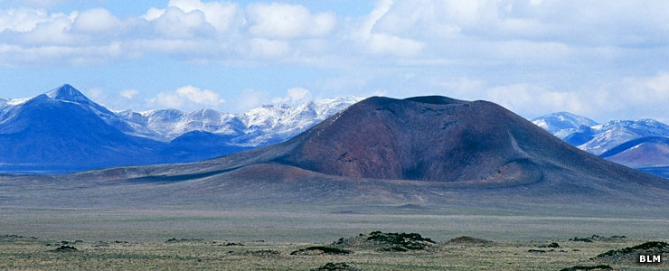 Armchair Crater in Nye County