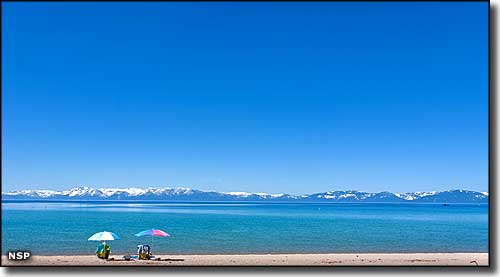 The beach at Sand Harbor