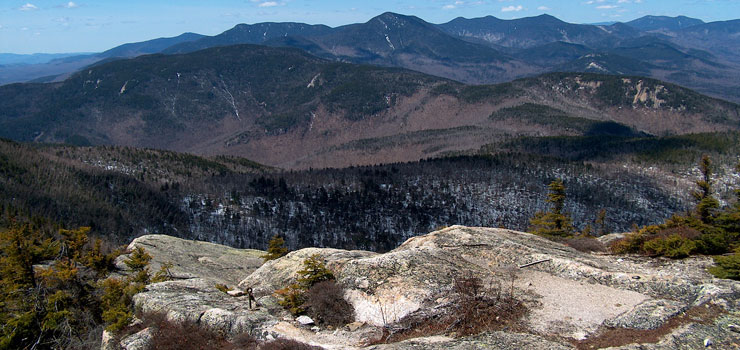Looking west across the Sandwich Range Wilderness from Mt. Chocorua
