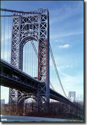 A view of the Goerge Washington Bridge George Washington Bridge