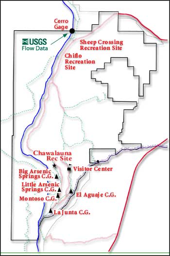 Wild Rivers Recreation Area Map
