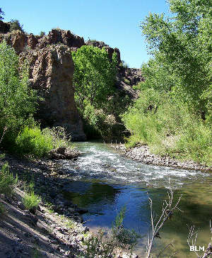 A view in the Gila Lower Box Canyon Recreation Area Gila Lower Box Canyon Recreation Area