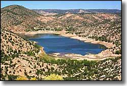 A view at Santa Cruz Lake Recreation Area Santa Cruz Lake Recreation Area