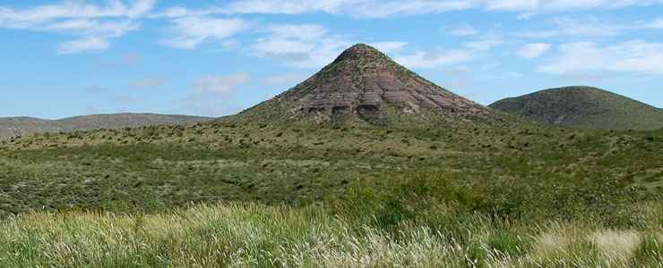 A typical view along the Guadalupe Backcountry Byway