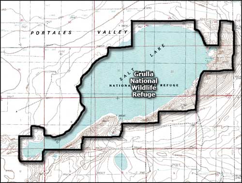 Grulla National Wildlife Refuge area map Grulla National Wildlife Refuge map