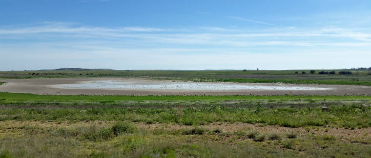 Las Vegas National Wildlife Refuge: A view of McAlister Lake McAlister Lake