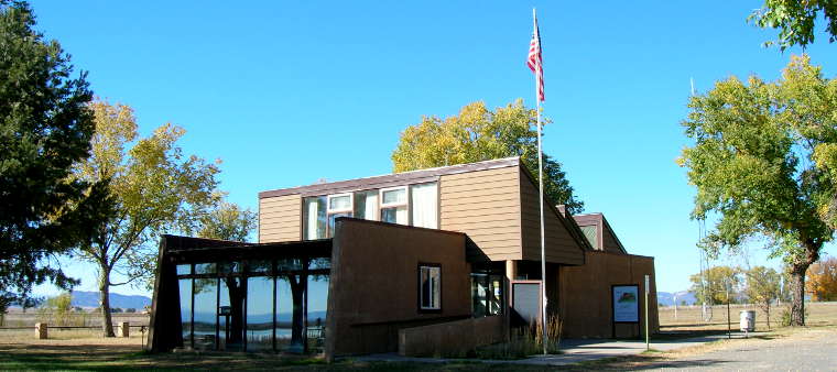 A view of the visitor center at Maxwell National Wildlife Refuge Maxwell National Wildlife Refuge