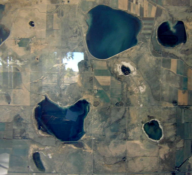 Maxwell National Wildlife Refuge: A view of the refuge from space Satellite view of Maxwell National Wildlife Refuge