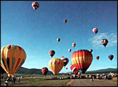 Hot air balloons at Angel Fire