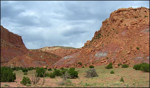 Sandstone formations near Abiquiu