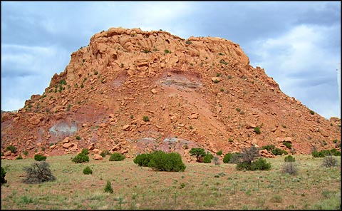 Sandstone butte