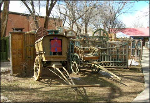 Wagons and architectural pieces for sale