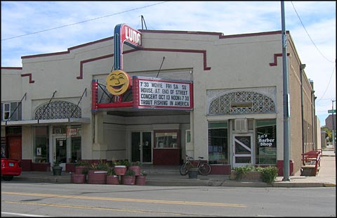 Luna Theater in downtown Clayton
