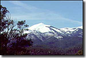 Snow on the Sierra Blancas (White Mountains)