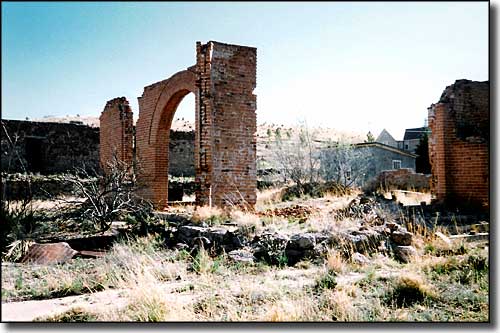 Geronimo Trail Scenic Byway: Ruins along the byway Ruins along the Geronimo Trail Scenic Byway