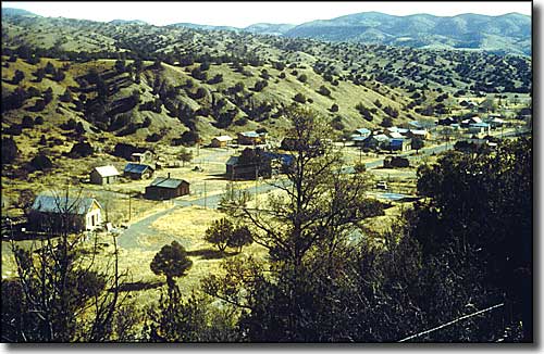 Geronimo Trail Scenic Byway: A view of Chloride Chloride, New Mexico