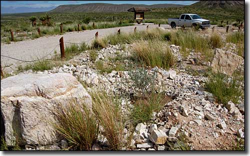 At kiosk 2 on the Guadalupe Backcountry Byway