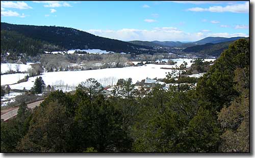 The High Road to Taos: A view of Vadito Valley The valley of Vadito and Picuris Pueblo
