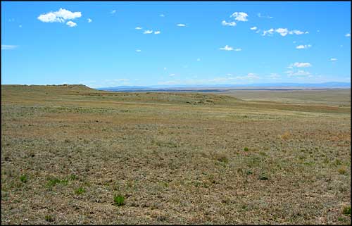 The view west across Kiowa National Grassland