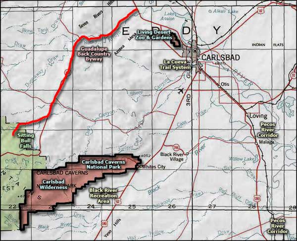 Carlsbad area map